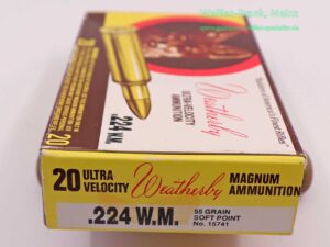 Weatherby - USA Büchsenpatronen .224WBY.Mag