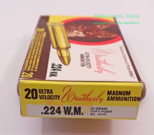 Büchsenpatronen .224WBY.Mag