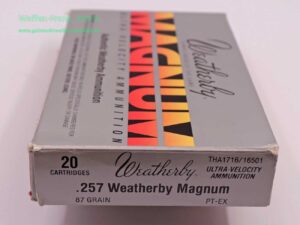 Weatherby - USA Büchsenpatronen .257WBY.Mag