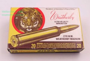 Büchsenpatronen .270WBY.Mag