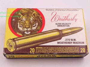 Weatherby - USA Büchsenpatronen .270WBY.Mag