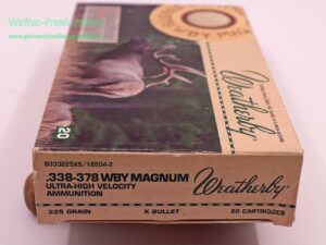 Weatherby - USA Büchsenpatronen .338-378WBY.Mag