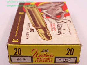 Weatherby - USA Büchsenpatronen .378WBY.Mag