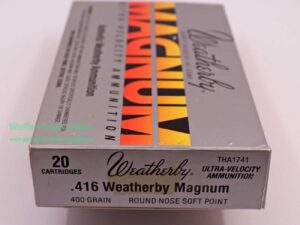 Weatherby - USA Büchsenpatronen .416WBY.Mag