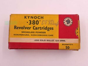 Kynoch, England Revolverpatronen .380
