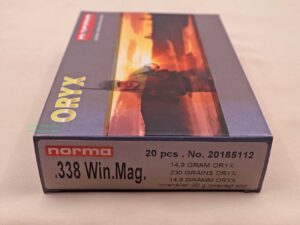 Norma Büchsenpatronen .338WinMag