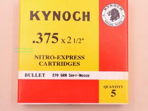 Kynoch, England Büchsenpatronen .375x2,5''