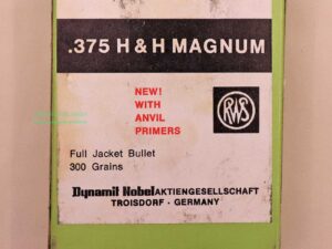 RWS (WZd.Fa.Rottweil) Büchsenpatronen .375H&HMag