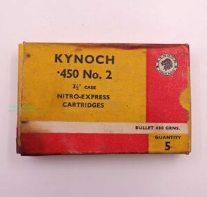 Büchsenpatronen .450 No.2/3 1/2''