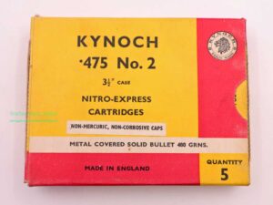 Kynoch, England Büchsenpatronen .475 No.2-3 1/2''
