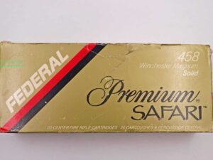 Federal / USA Büchsenpatronen .458Win.Mag.