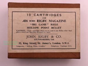 Rigby - England Büchsenpatronen .416Rigby