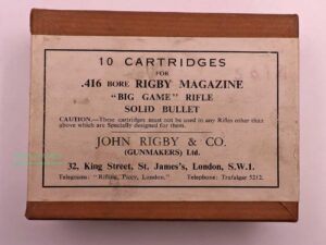 Rigby - England Büchsenpatronen .416Rigby