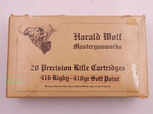 Harald Wolf, Belgien Büchsenpatronen .416Rigby