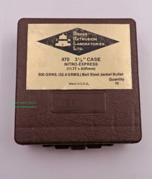 Büchsenpatronen .470 3 1/4'' (11,77x83R)