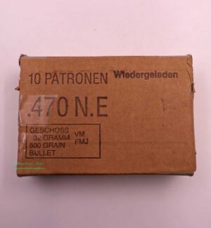 Büchsenpatronen .470 N.E.
