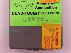 A-Square Ammunition Büchsenpatronen .475 No. 2/Jeffery