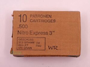 Wolfgang Romey Belgien Büchsenpatronen .500/3'' N.E.