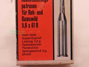 DWM, Karlsruhe Büchsenpatronen 5,6x61 R/SE