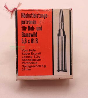 Büchsenpatronen 5,6x61 R/SE
