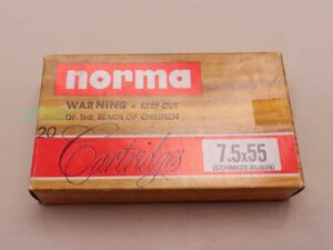 Norma Büchsenpatronen 7,5x55Swiss