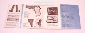 Walther - Ulm Bedienungsanleitung, Original Mod. PP