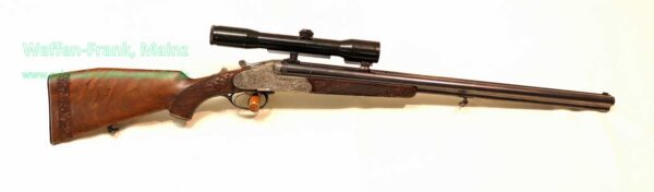 Krieghoff Mod. Neptun/Seitenschloss 7x65R-16/70 (ESL .22WinMag) – Bild 2