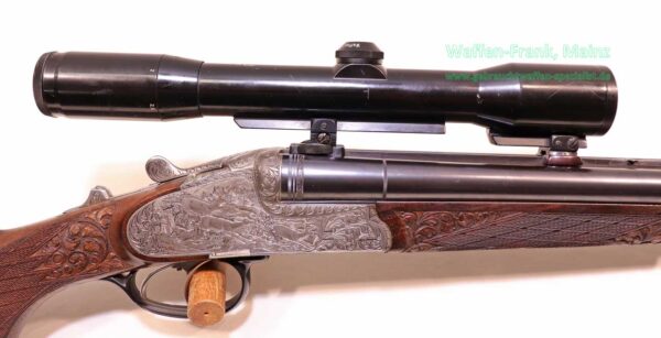 Krieghoff Mod. Neptun/Seitenschloss 7x65R-16/70 (ESL .22WinMag) – Bild 4