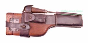 Anschlagkasten Mauser C96 mit Beriemung