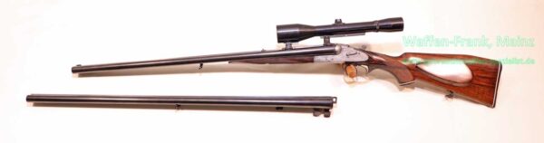 Krieghoff & Sempert, Suhl Mod. Seitenschloss Deluxe 8x57JR,16/67,5 Nitro