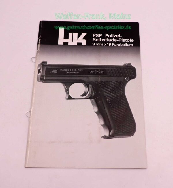 Heckler & Koch - Oberndorf Bedienungsanleitung Mod. PSP