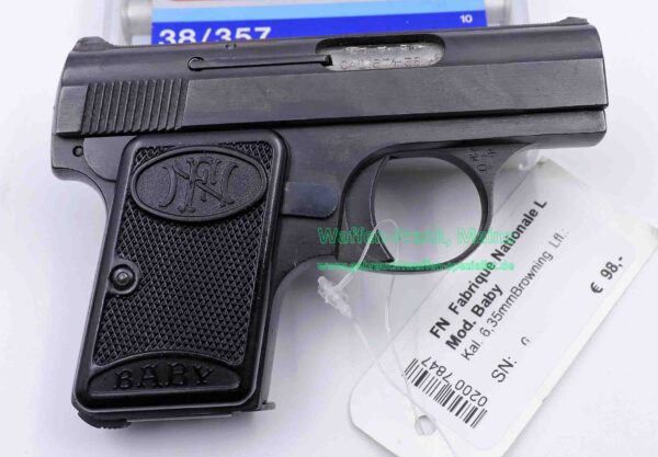 FN  Fabrique Nationale Lüttich Mod. Baby 6,35mmBrowning – Bild 2