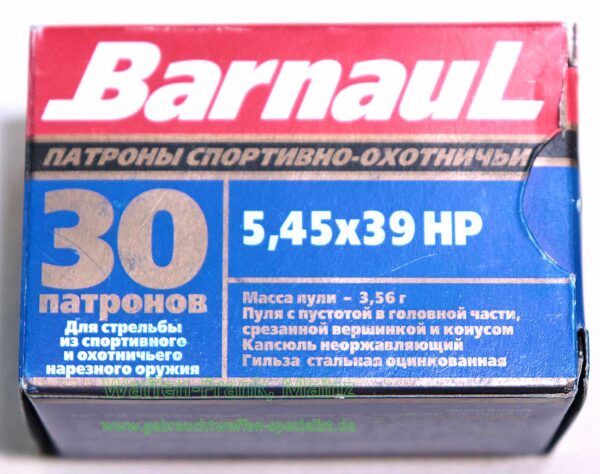 Diverse Hersteller Büchsenpatronen 5,45x39/HP – Bild 2