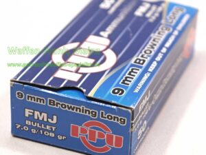 PPU/Prvi Partizan Pistolenpatronen 9mm Browning Long