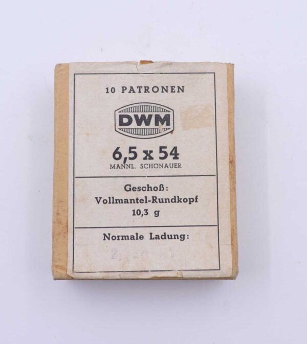 DWM, Berlin Büchsenpatronen 6,5x54M.Schönauer