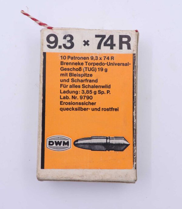 DWM, Berlin Büchsenpatronen 9,3x74R