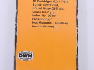 DWM, Berlin Büchsenpatronen 9,3x74R