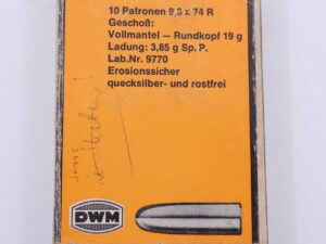 DWM, Berlin Büchsenpatronen 9,3x74R