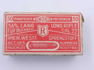 RWS (WZd.Fa.Rottweil) Randzünderpatronen .22lr