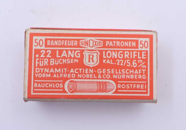 RWS (WZd.Fa.Rottweil) Randzünderpatronen .22lr