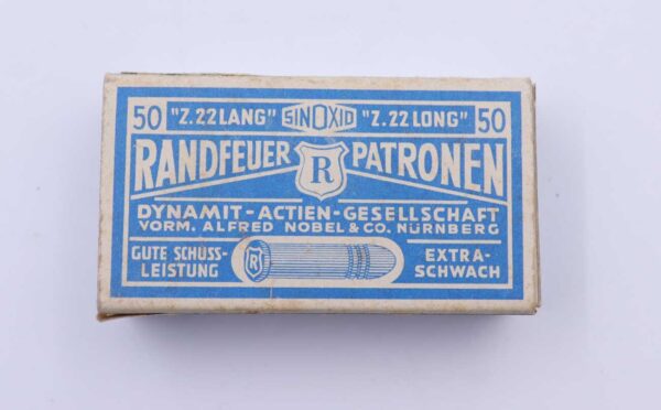 RWS (WZd.Fa.Rottweil) Randzünderpatronen .22lr