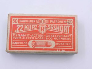 RWS (WZd.Fa.Rottweil) Randzünderpatronen .22short/kurz
