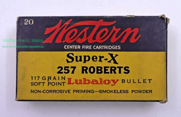 Wester Cartridge Company, USA Büchsenpatronen .257Roberts