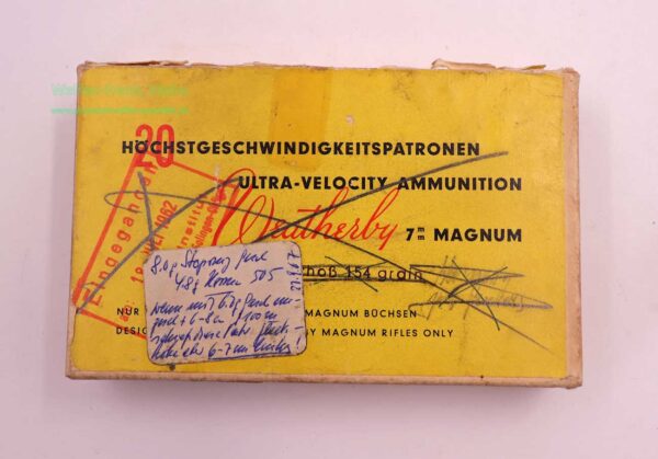 Dynamit Nobel Büchsenpatronen 7mmWeatherbyMagnum