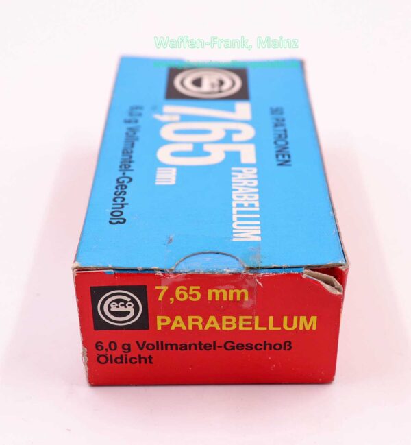 Geco - Fürth Pistolenmunition 7,65Luger/Parabellum