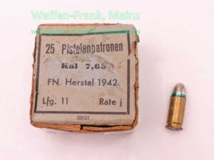 FN  Fabrique Nationale Lüttich Pistolenmunition 7,65mmBrowning/.32ACP