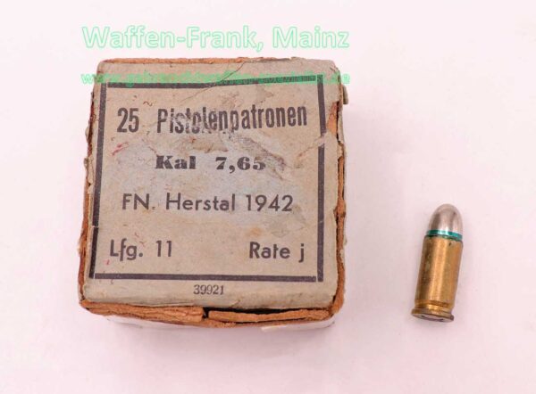 FN  Fabrique Nationale Lüttich Pistolenmunition 7,65mmBrowning/.32ACP