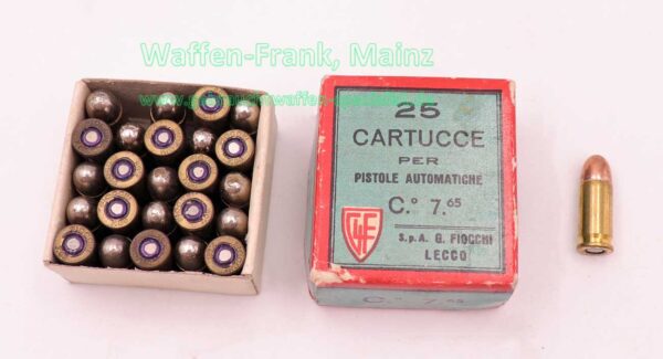 Fiocchi - Italien Pistolenmunition 7,65mmBrowning/.32ACP