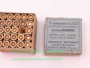 FN  Fabrique Nationale Lüttich Pistolenmunition 6,35mmBrowning/.25ACP