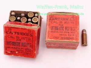 RWS (WZd.Fa.Rottweil) Pistolenmunition .25Auto